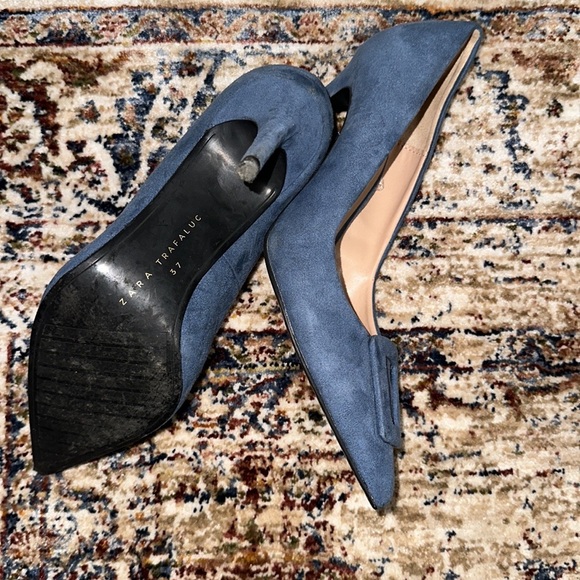 ZARA Trafuluc Women’s blue Heel - Picture 4 of 11